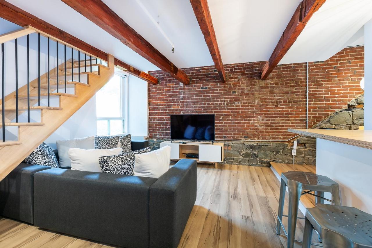 Апартаменты Les Lofts St-Paul - Par Les Lofts Vieux-Quebec Экстерьер фото